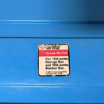 #380 Blue/Clear Storage Bins
