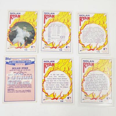 NOLAN RYAN BUNDLE OF BASEBALL CARDS