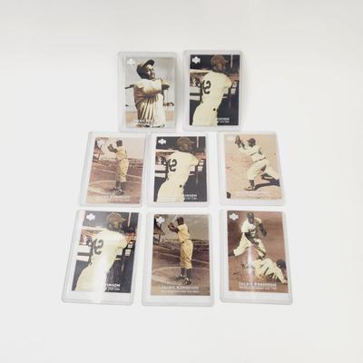 JACKIE ROBINSON BASEBALL BUNDLE OF CARDS (PROTECTIVE SLEEVES)
