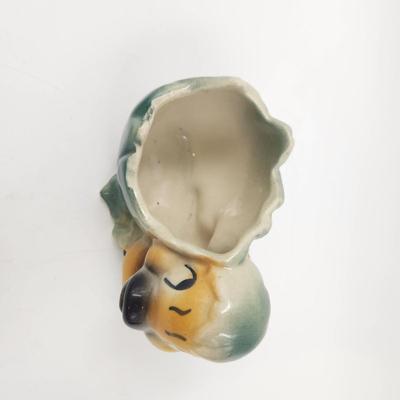 VINTAGE CRACKED EGG BABY DUCK POTTERY DECOR