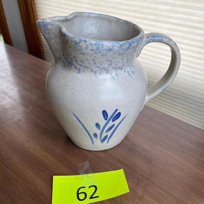 Modern Stoneware Pitcher