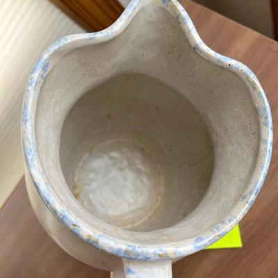 Modern Stoneware Pitcher