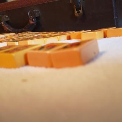 Vintage Bakelite Mahjong set