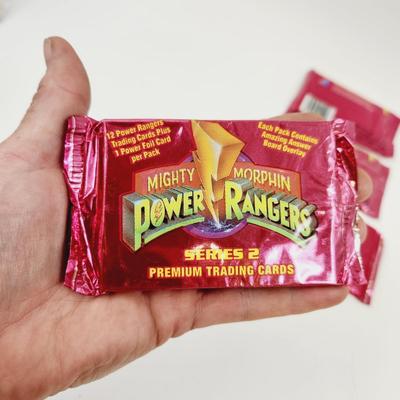 NEW 4 PACKS OF OF POWER RANGERS SERIES 2