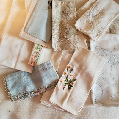 20 vintage handkerchiefs