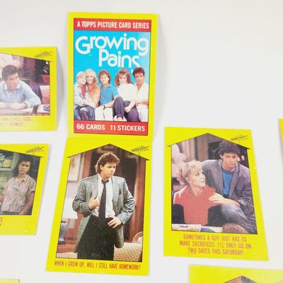 15 pc - 1980s GROWING PAINS COLLECTOR CARDS