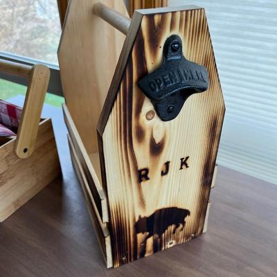 Wood Pic nic / BBQ carriers