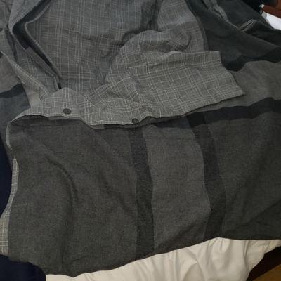 Calvin Klein pillowcase and Full/ Queen Duvet Merino Wool