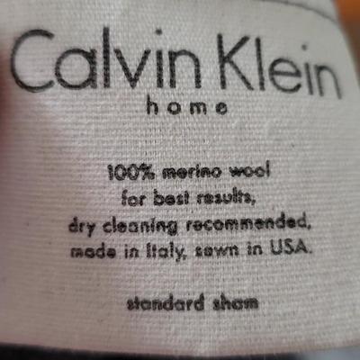 Calvin Klein pillowcase and Full/ Queen Duvet Merino Wool