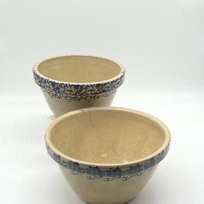 ROBINSON RANSBOTTOM ~ Pair (2) ~ Pottery Mixing Bowls