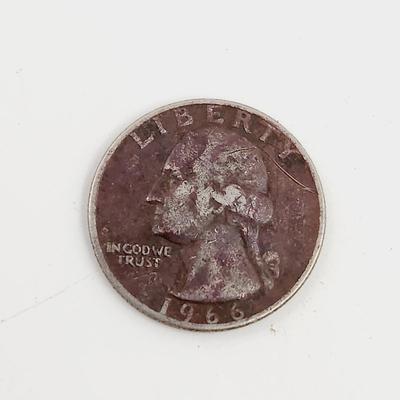 1966 GEORGE WASHINGTON QUARTER