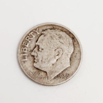 1946 - D - JS SILVER DIME