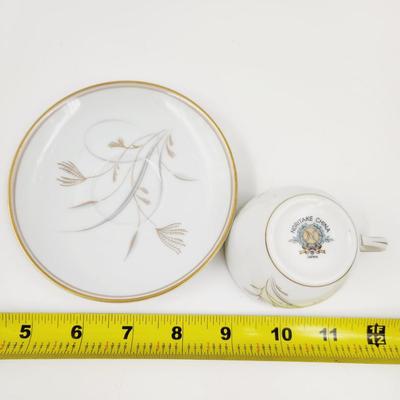 LAVERNE BY NORITAKE TEA CUP & SAUCER