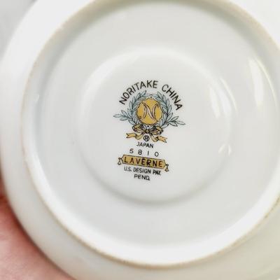 LAVERNE BY NORITAKE TEA CUP & SAUCER