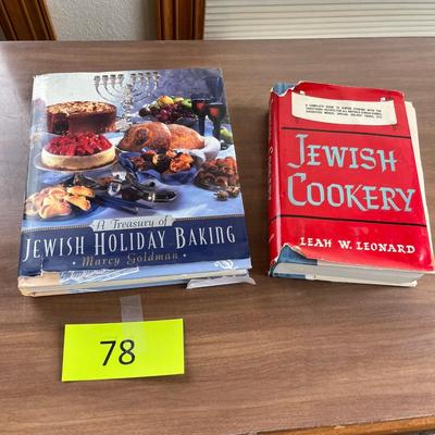 Lot of Jewish Cook Books