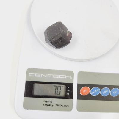CHUNK OF RAW GARNET - .70 GRAMS