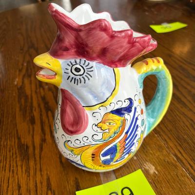 Italian Rooster Juice Pitcher