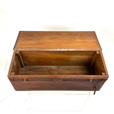 1416 Vintage Handmade Cedar Storage Box