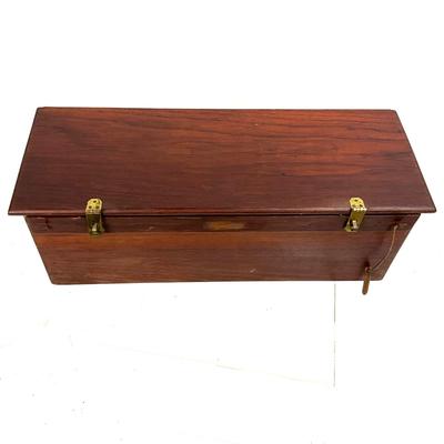 1416 Vintage Handmade Cedar Storage Box