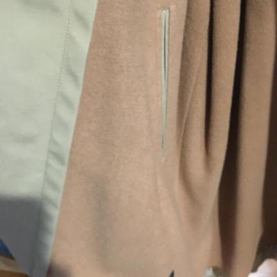 Brooks Brothers Khaki trench coat with wool liner