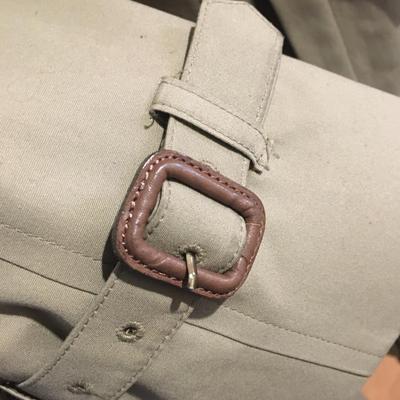 Brooks Brothers Khaki trench coat with wool liner