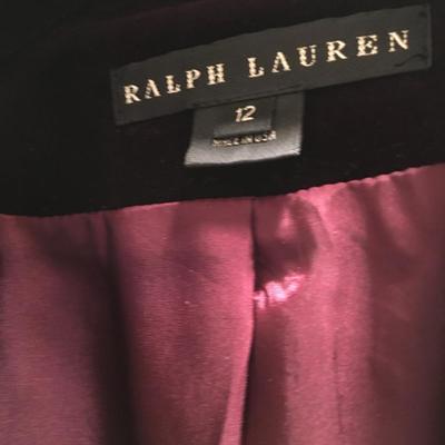 Ralph Lauren black label velvet blazer