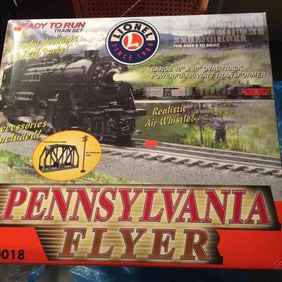 Lionel Pennsylvania Flyer Train set Unused