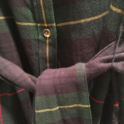 Ralph Lauren black label  flannel shirtdress