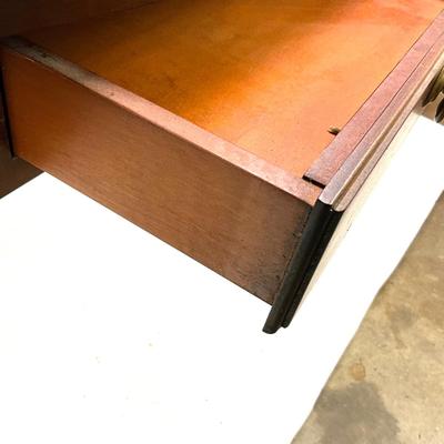 1420 19th Century Two Drawer Cherry Side Table