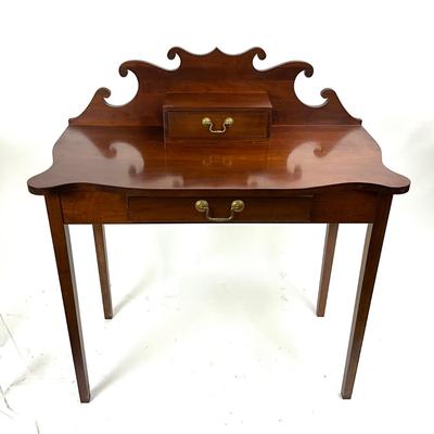 1420 19th Century Two Drawer Cherry Side Table