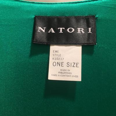 Natori silk satin robe