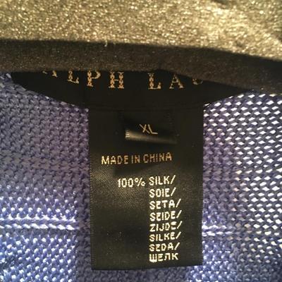 Ralph Lauren black label shawl collar sweater