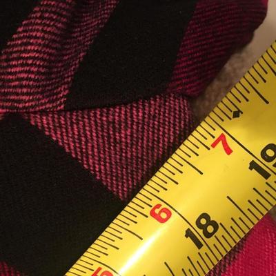 Vintage Anne Klein fuschia and black plaid blazer