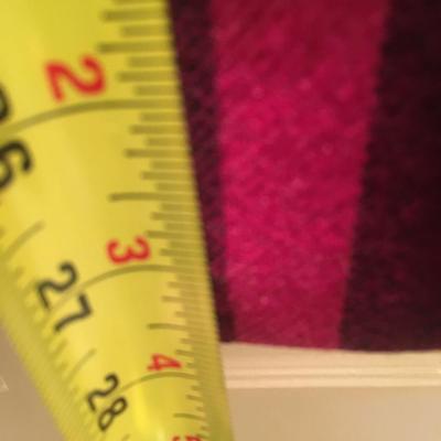 Vintage Anne Klein fuschia and black plaid blazer