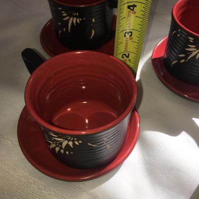 japanese teapot and cups set