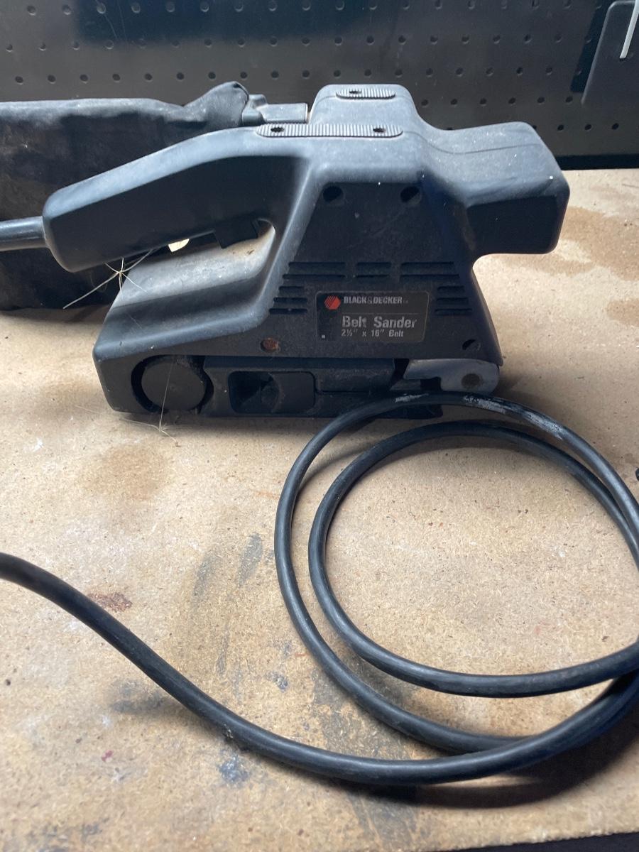 Black and Decker belt sander