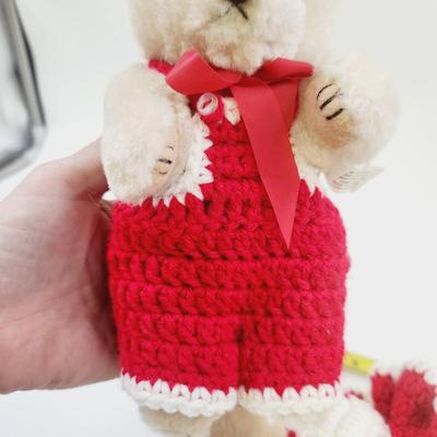 CUTE CROCHET CLOTHES POSEABLE BEAR COUPLE
