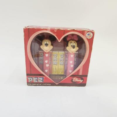 PEZ DISNEY MINNIE & MICKEY HEART PEZ COLLECTIBLE UNOPENED