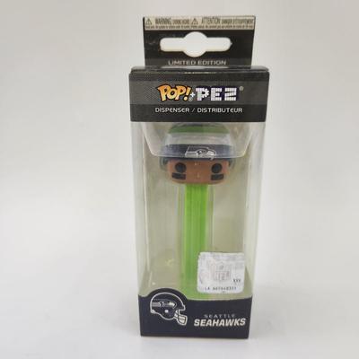 NEW NFL SEAHAWKS LIMITED EDITION BEANIE POP PEZ