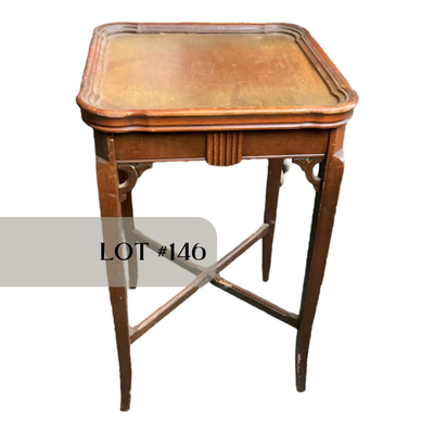 Lot 146 | Small Square Art Deco Accent Table