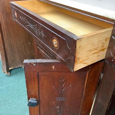 Lot 149 | 1800s Marble-Top Commode