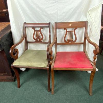 Lot 152 | THREE Lute Back Chairs