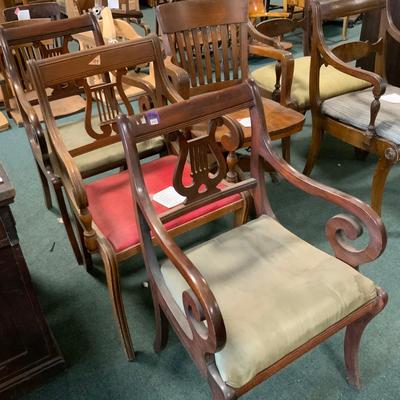 Lot 152 | THREE Lute Back Chairs