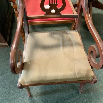 Lot 152 | THREE Lute Back Chairs