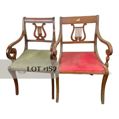 Lot 152 | THREE Lute Back Chairs