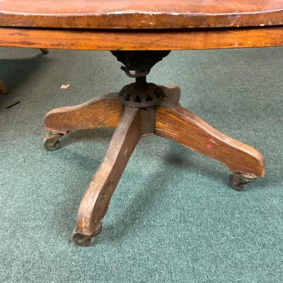 Lot 153 | Walnut Office Chair | Milwaukee Chair Co.