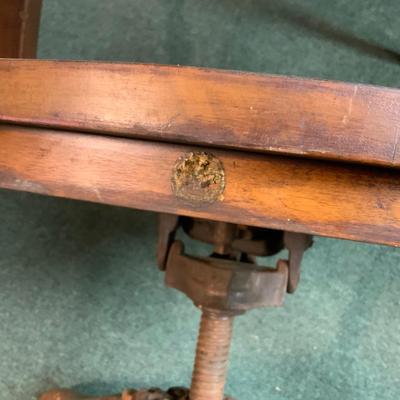 Lot 153 | Walnut Office Chair | Milwaukee Chair Co.