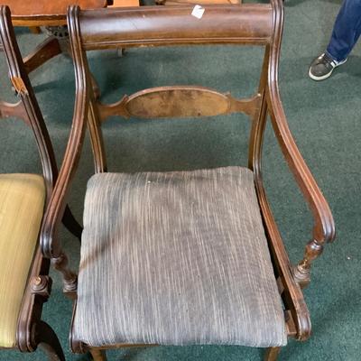 Lot 154 | Two Antique Arm Chairs