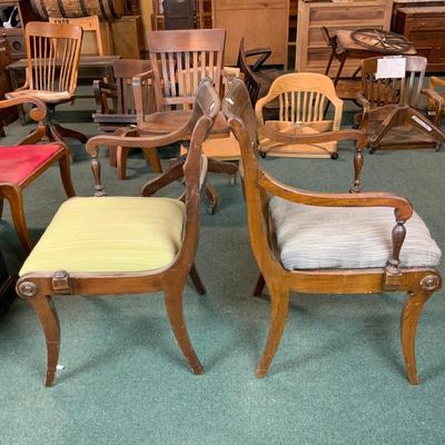Lot 154 | Two Antique Arm Chairs