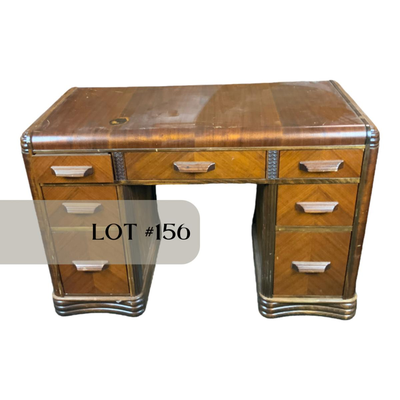 Lot 156 | Art Deco Kneehole Desk